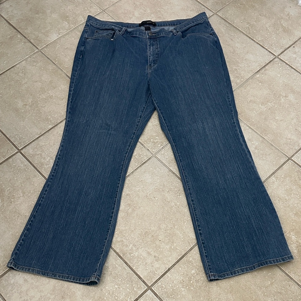 Venezia Dark Blue Flare Jeans EUC